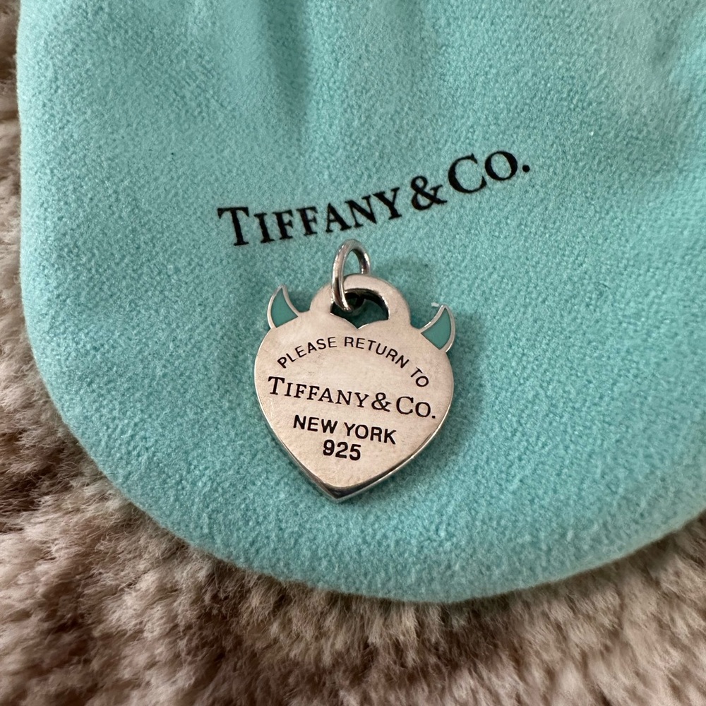 New Tiffany heart devil charm
